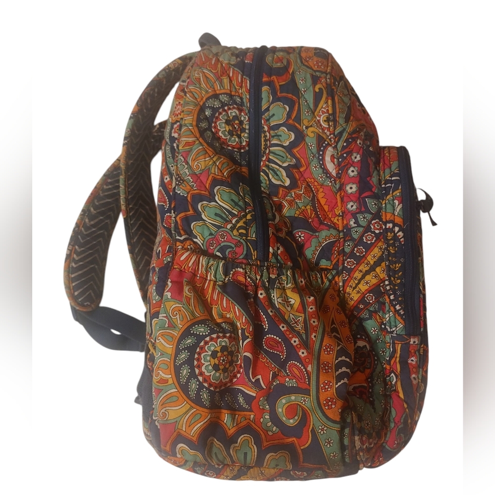 Vera Bradley Multicolor Floral And Paisley Backpack - Picture 4 of 14